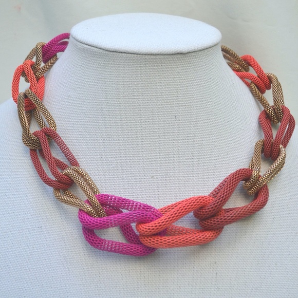 Statement Chain Link Necklace Choker - Picture 2 of 3